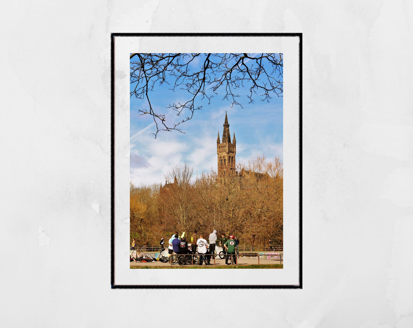 BMX Poster Glasgow Kelvingrove Skate Park Photography Print