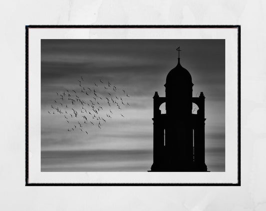 St Albert's Pollokshields Glasgow Black And White Photography Print