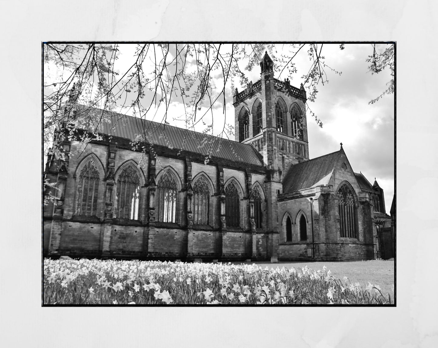Paisley Abbey Photography Black And White Wall Art
