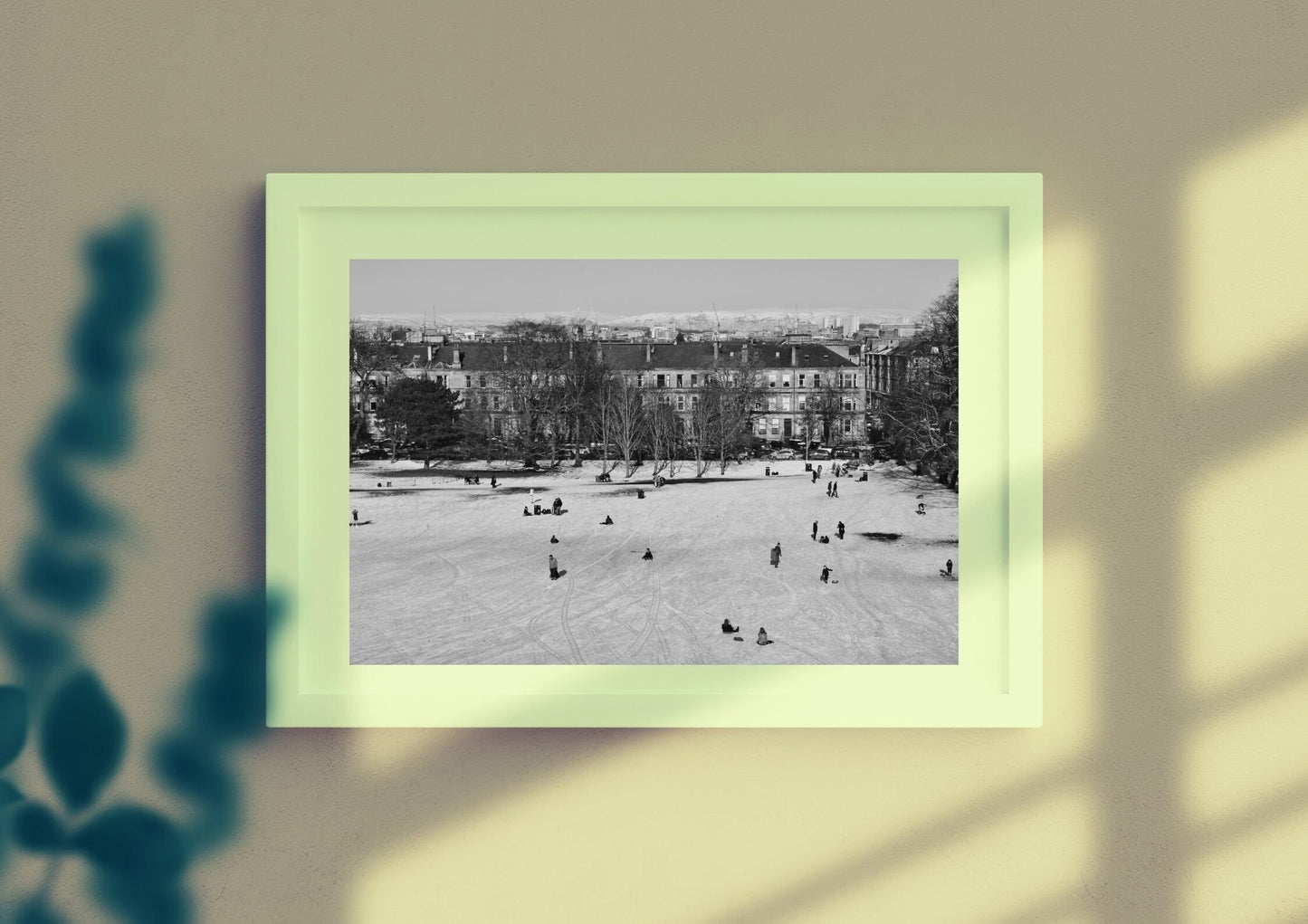 Glasgow Photography Queen's Park Black And White Wall Art