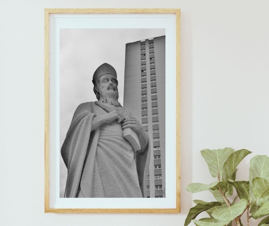 Glasgow St Mungo Townhead Black And White Photography Print