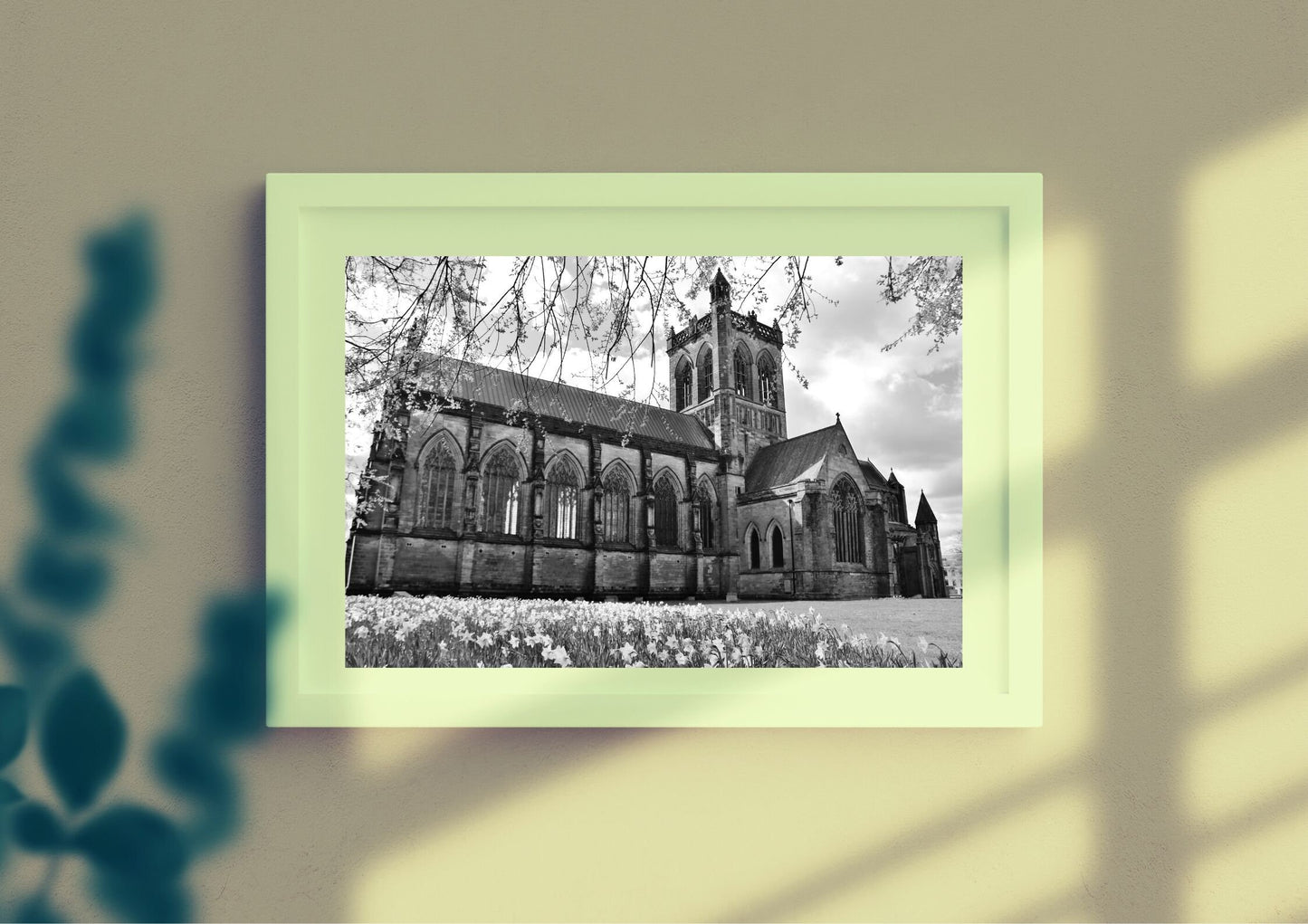 Paisley Abbey Photography Black And White Wall Art