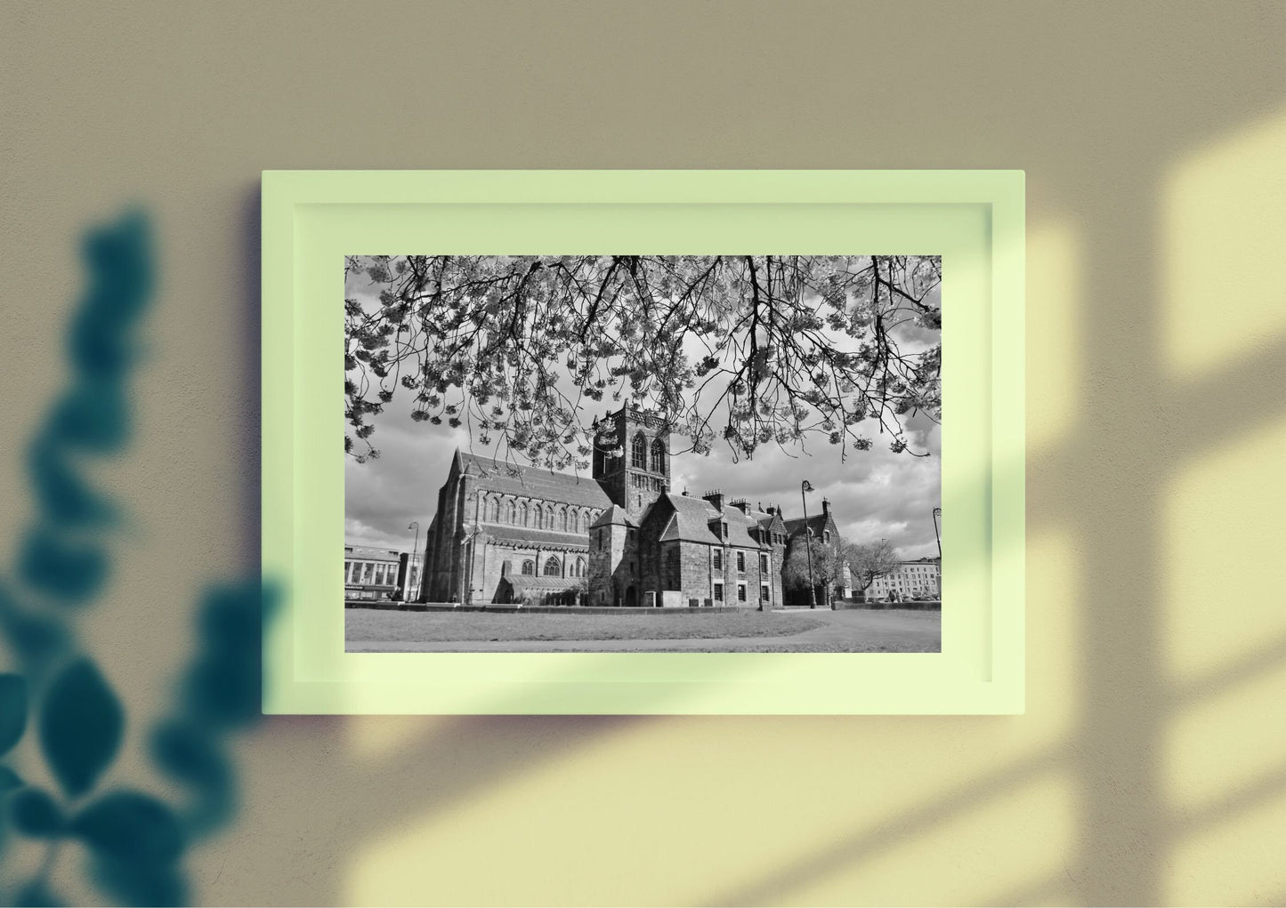 Paisley Abbey Black And White Photography Wall Decor