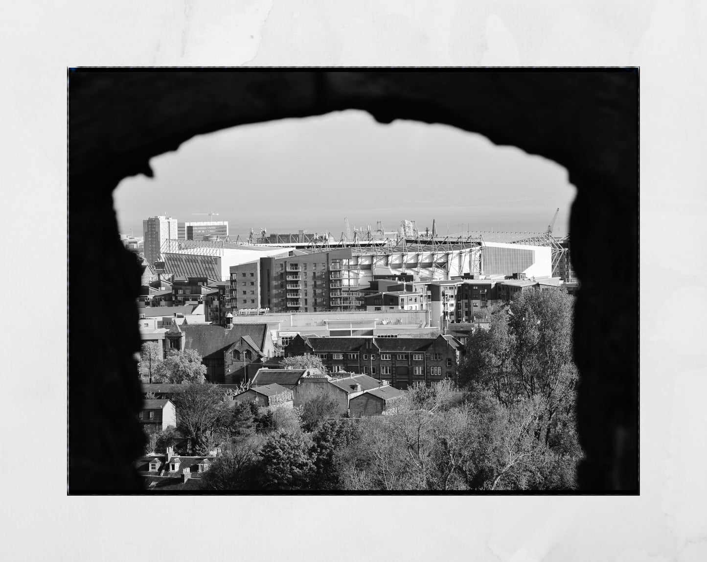 Hibernian FC Easter Road Black And White Photography Wall Art