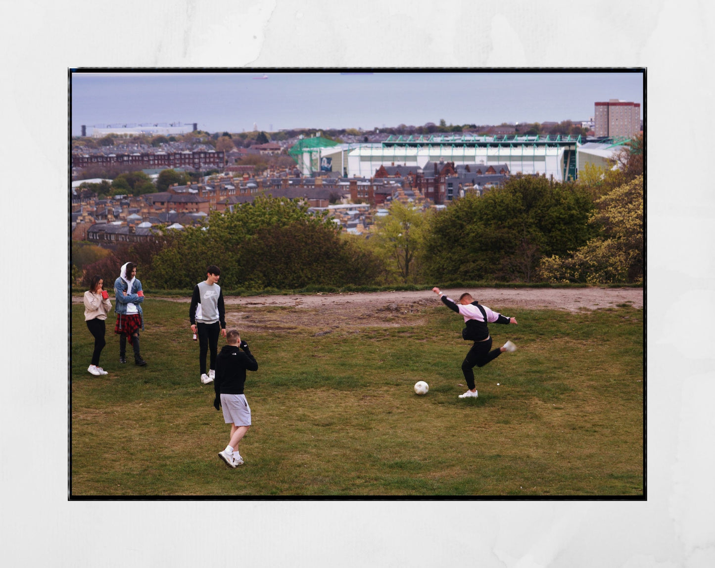 Football Print Hibernian FC Edinburgh Photography