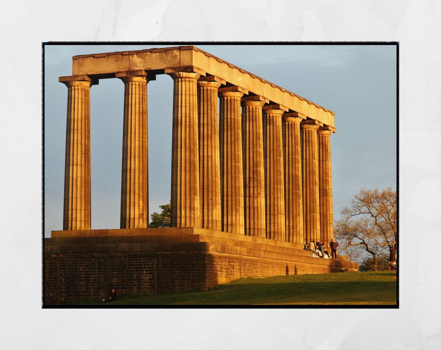 Calton Hill National Monument Edinburgh Photography Print