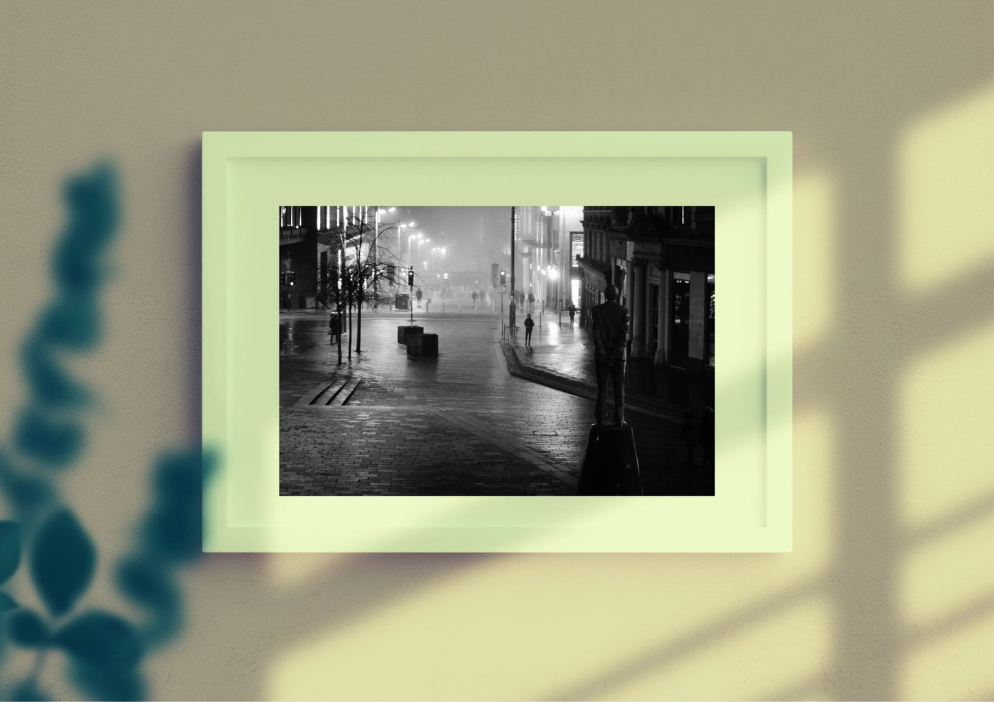 Glasgow Buchanan Street Black And White Photography Wall Art