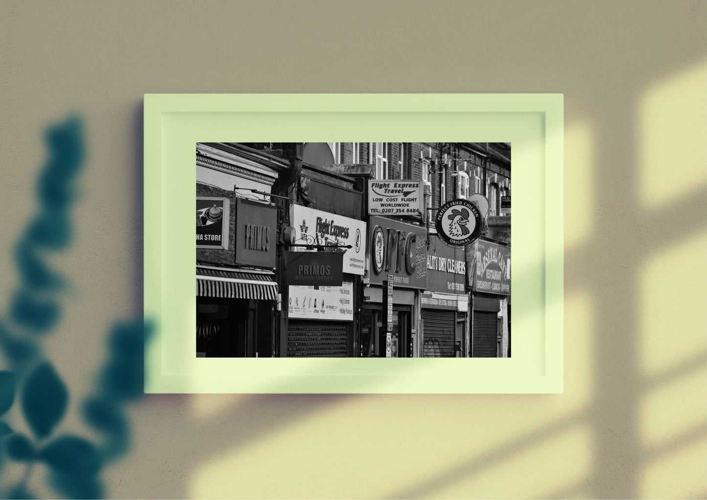 London Street Black And White Photography Print Finsbury Park Poster