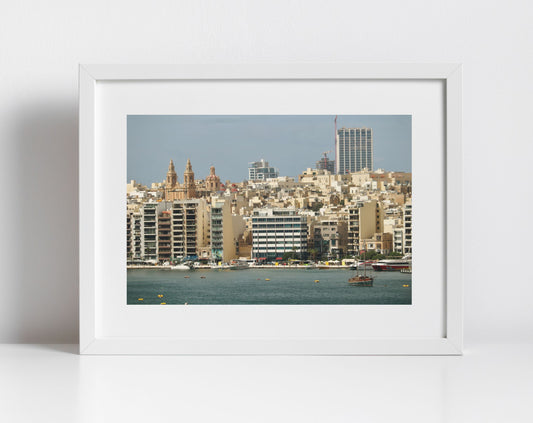 Sliema Malta Print Fine Art Travel Photography