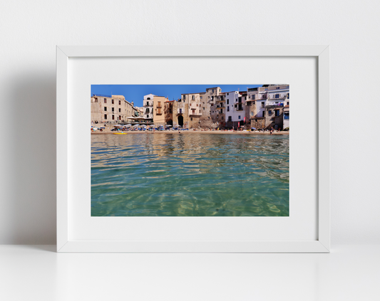 Cefalù Sicily Print Italy Coastal Wall Art