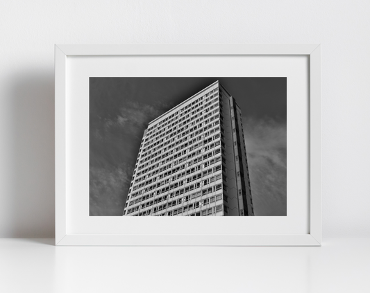 Brutalist Wall Art Pepys Estate London Black And Photography