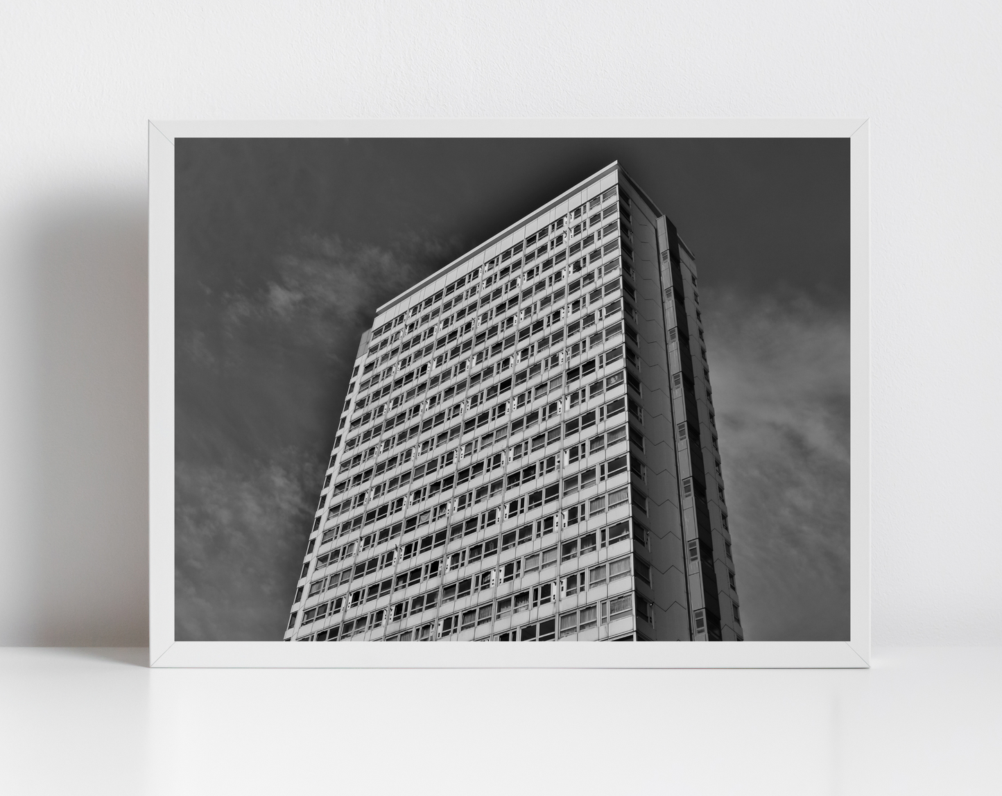 Brutalist Wall Art Pepys Estate London Black And Photography