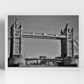 Tower Bridge London Black And White Photography Print
