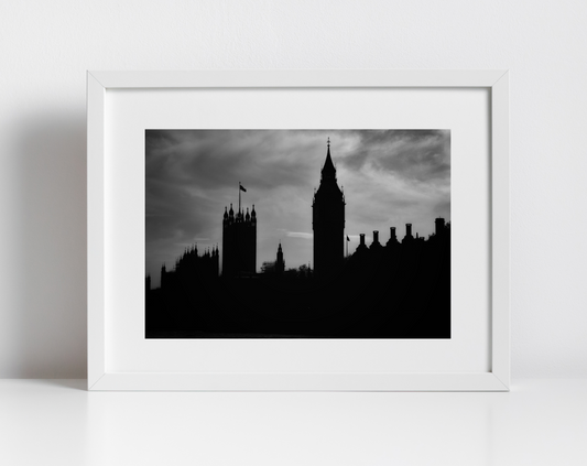 Westminster Print London Black And White Photography