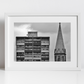 Leith Edinburgh Black And White Photography Brutalist Print