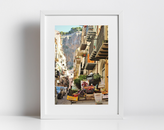 Cefalù Sicily Italy Street Photography Print