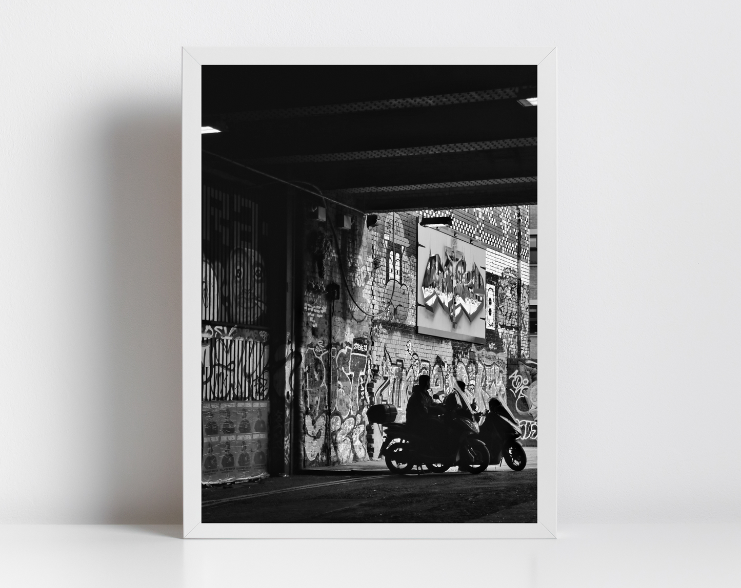 London Street Black And White Photography Shoreditch Print