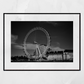 London Eye Black And White Photography Print