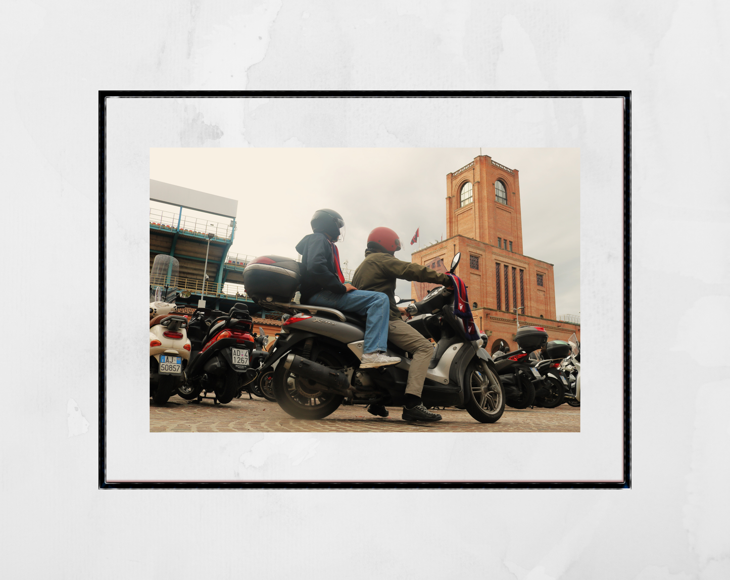 Bologna Vespa Stadio Renato Dall'Ara Photography Print