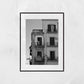 Palermo Sicily Balcony Photography Black And White Art Print Italy Wall Art