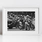 Palermo Sicily Black And White Print Street Photography Vespa Poster