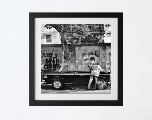 Mumbai Wall Art India Taxi Photography Print