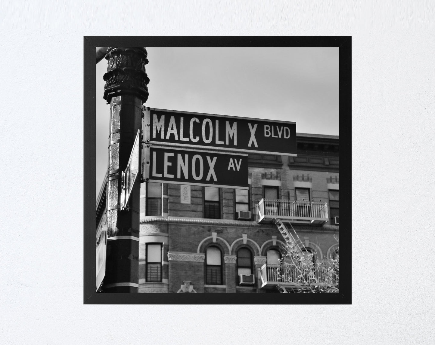 Harlem Print Malcolm X Boulevard Poster