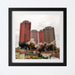 Glasgow Red Road Flats Demolition Square Photography Print