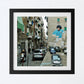 Diego Maradona Napoli Square Photography Print