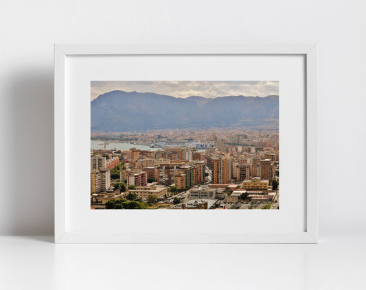 Palermo Sicily Skyline Photography Print