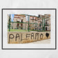 Palermo Sicily Print Football Wall Art Street Photography