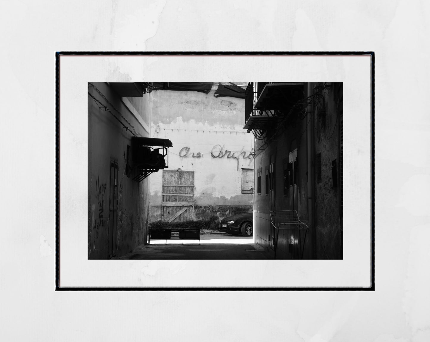 Borgo Vecchio Palermo Sicily Black And White Print Fine Art Photography