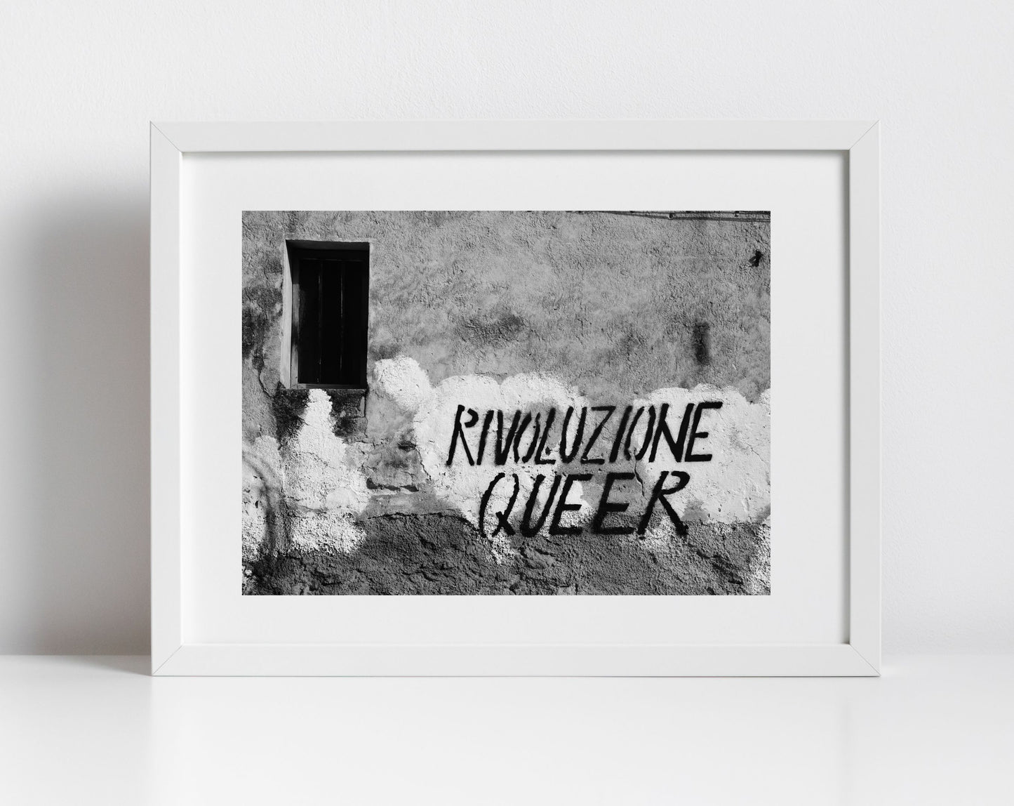 Queer Art Black And White Print Palermo Sicily Photography