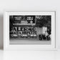 Palermo Sicily Black And White Print Street Photography Italian Wall Art