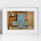 Palermo Sicily Street Photography Print Blue And White Wall Art