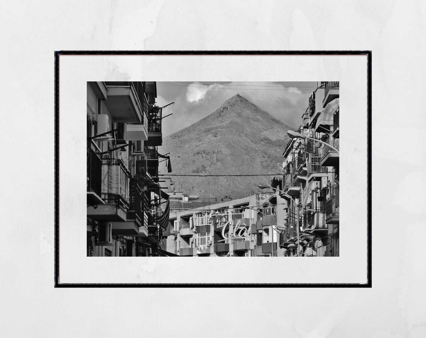 Palermo Sicily Black And White Print Italy Wall Decor Fine Art Photography