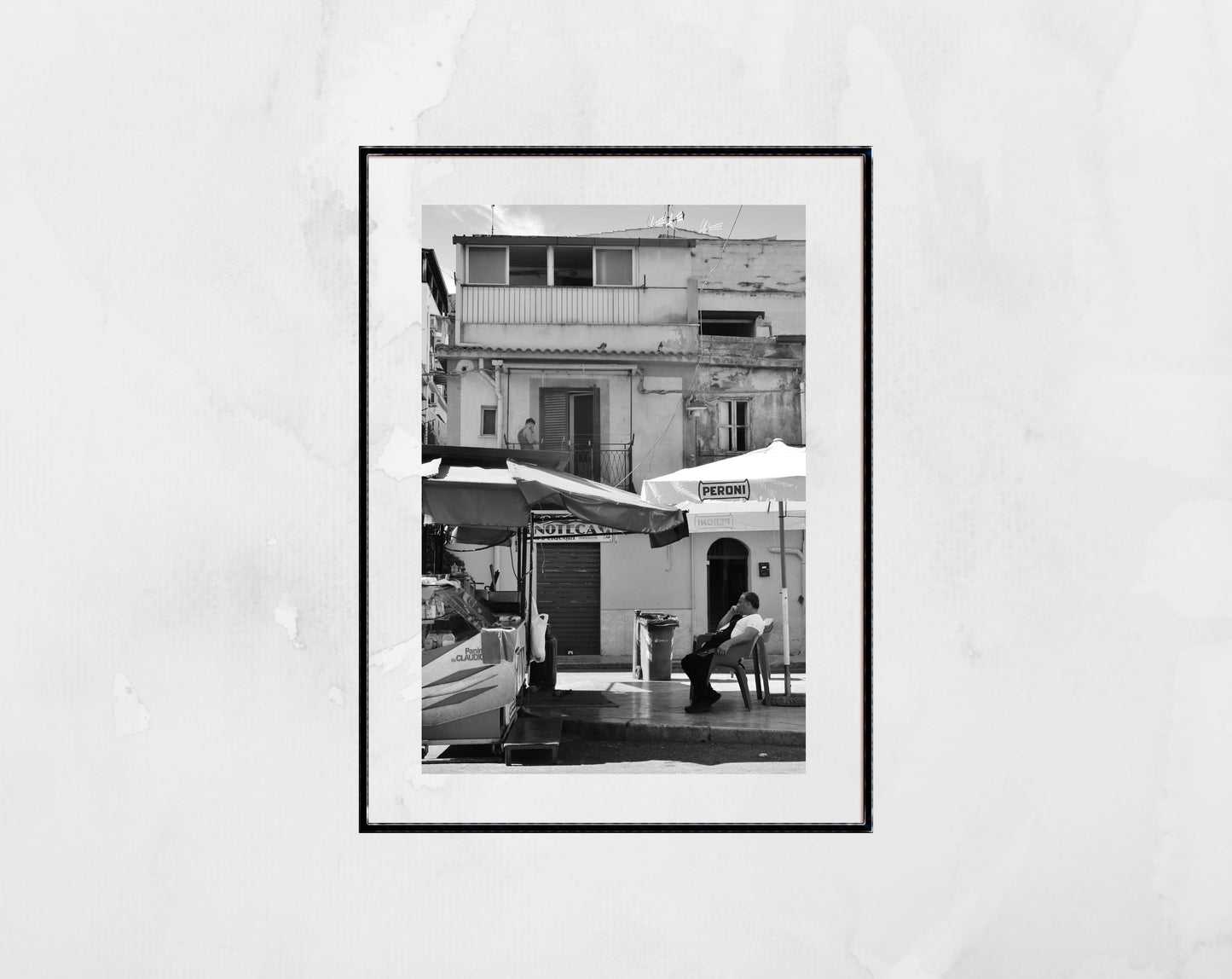 Borgo Vecchio Palermo Sicily Art Black And White Print Street Photography