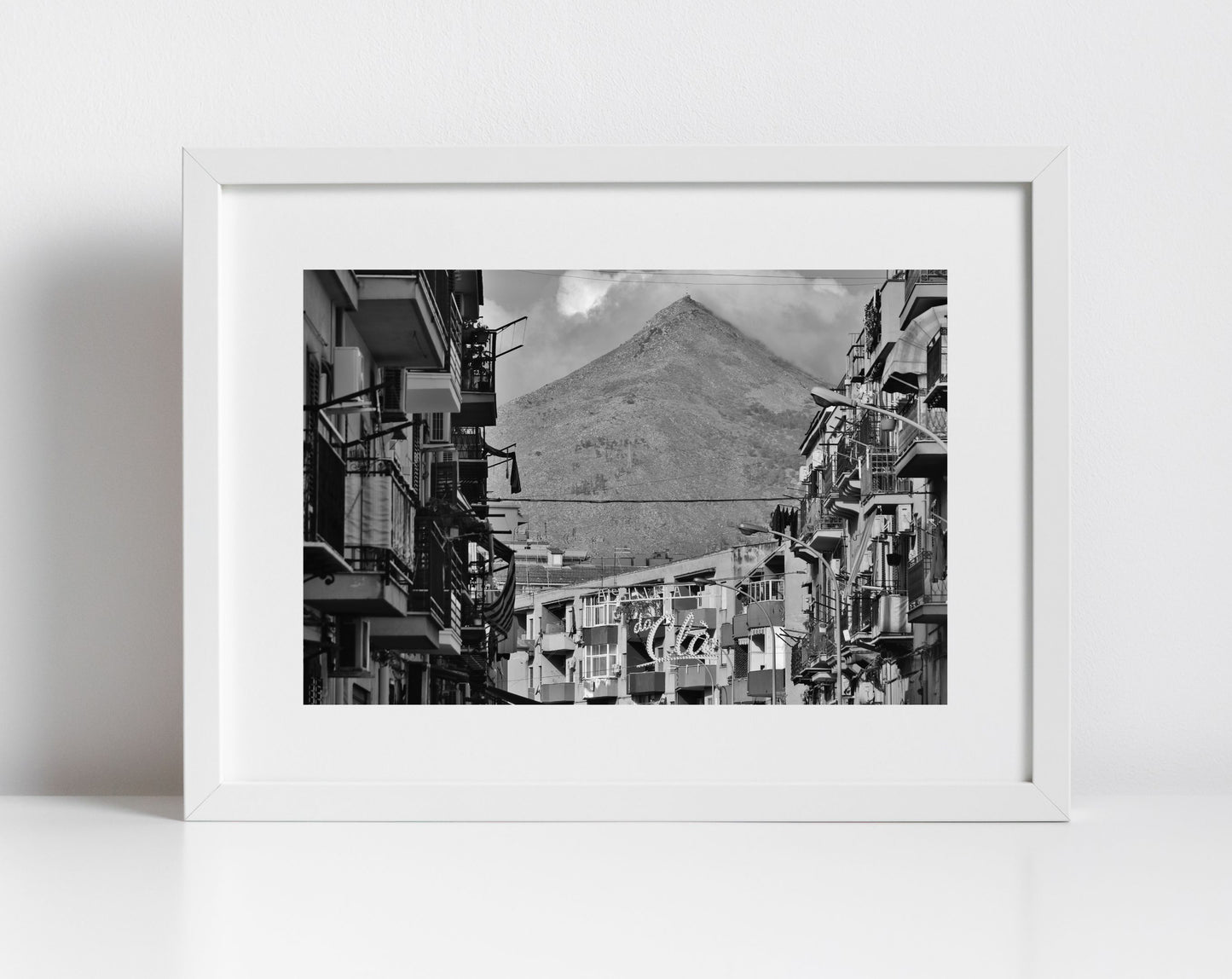 Palermo Sicily Black And White Print Italy Wall Decor Fine Art Photography