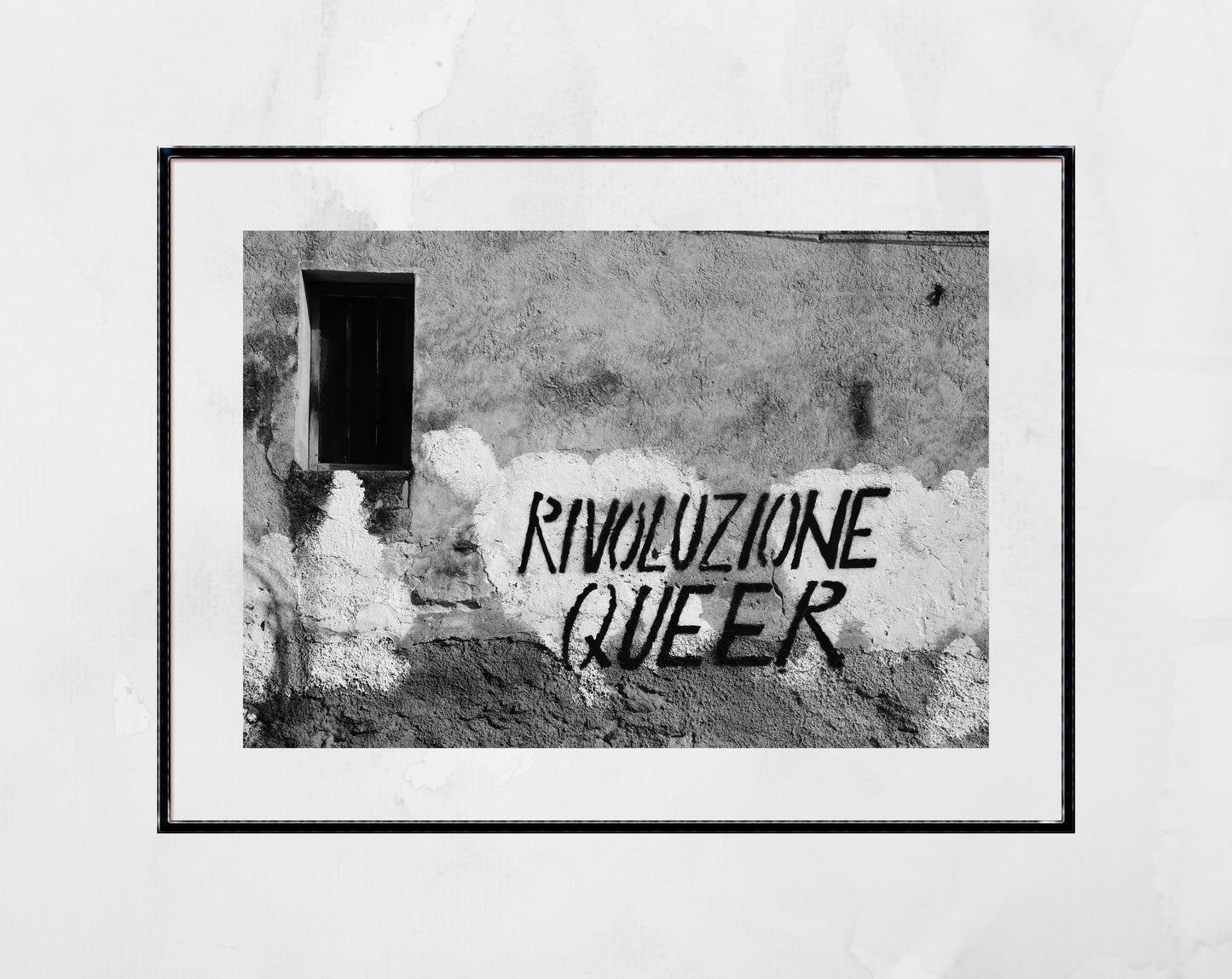 Queer Art Black And White Print Palermo Sicily Photography