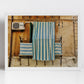 Palermo Sicily Street Photography Print Blue And White Wall Art