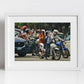 Palermo Sicily Street Photography Print Boys On Vespa Poster