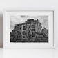 Palermo Sicily Black And White Print Abandoned Photography