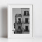 Palermo Sicily Balcony Photography Black And White Art Print Italy Wall Art