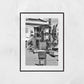 Palermo Sicily Black And White Print Street Photography Religious Wall Art