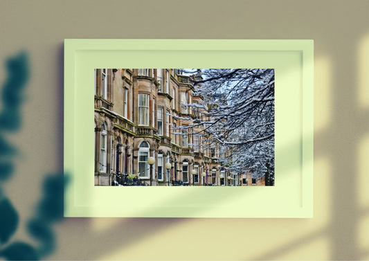 Queen's Drive Glasgow Tenements Photography Wall Art