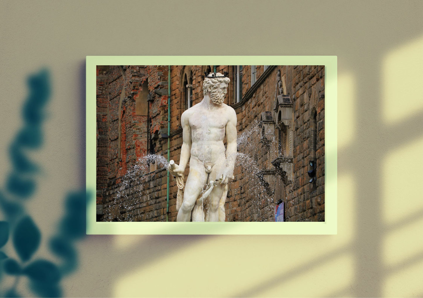 Florence Italy Photography Art: Fountain Of Neptune