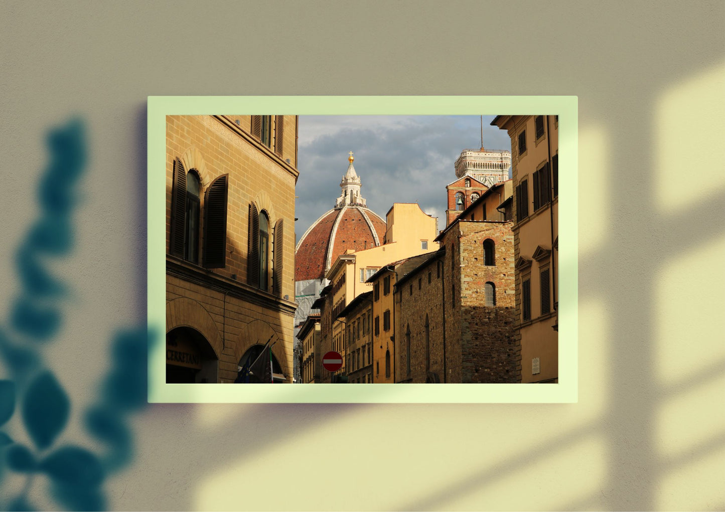 Florence Via Panzani Italy Photography Art Print