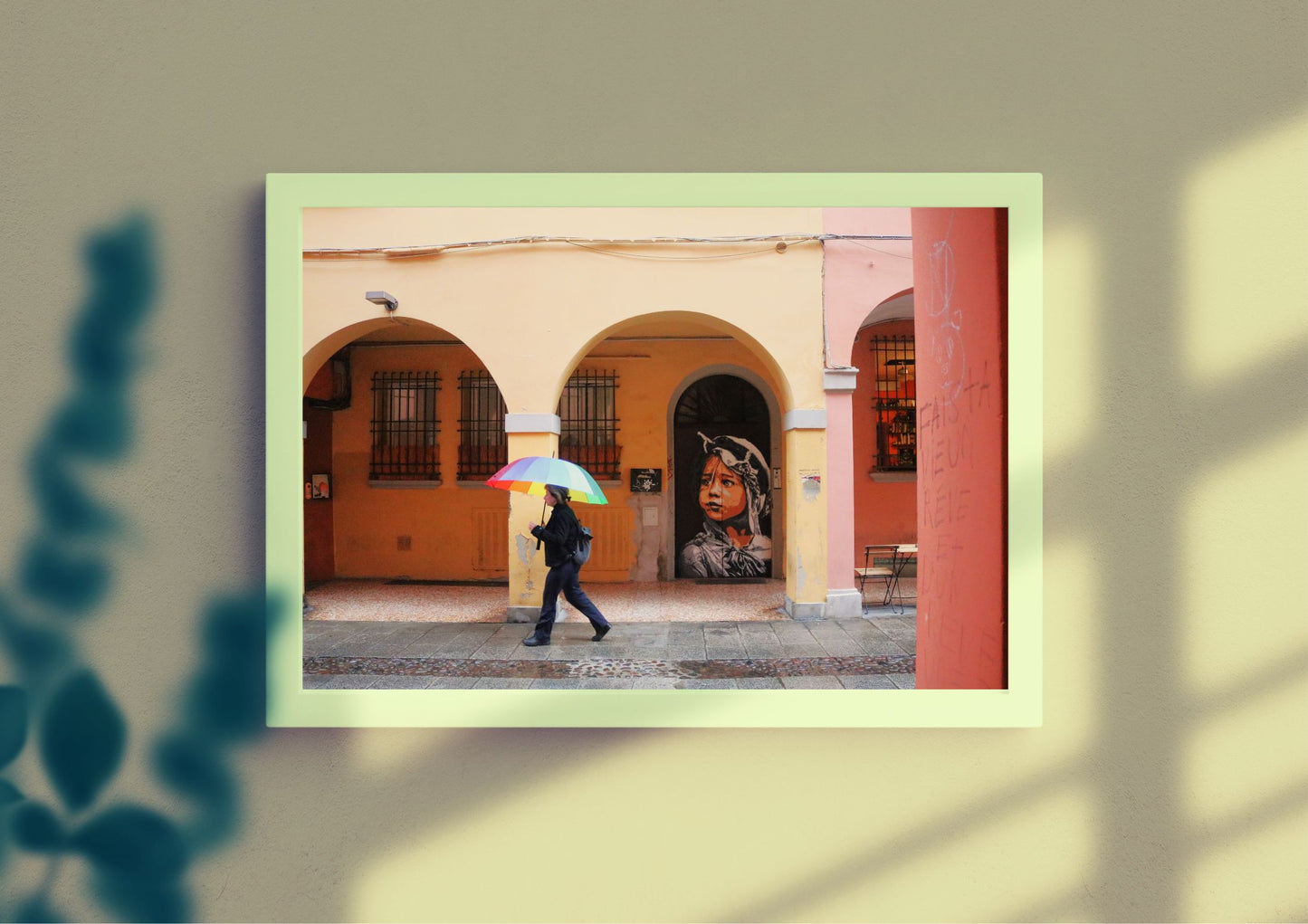 Bologna Street Photography Via Del Pratello Art Print
