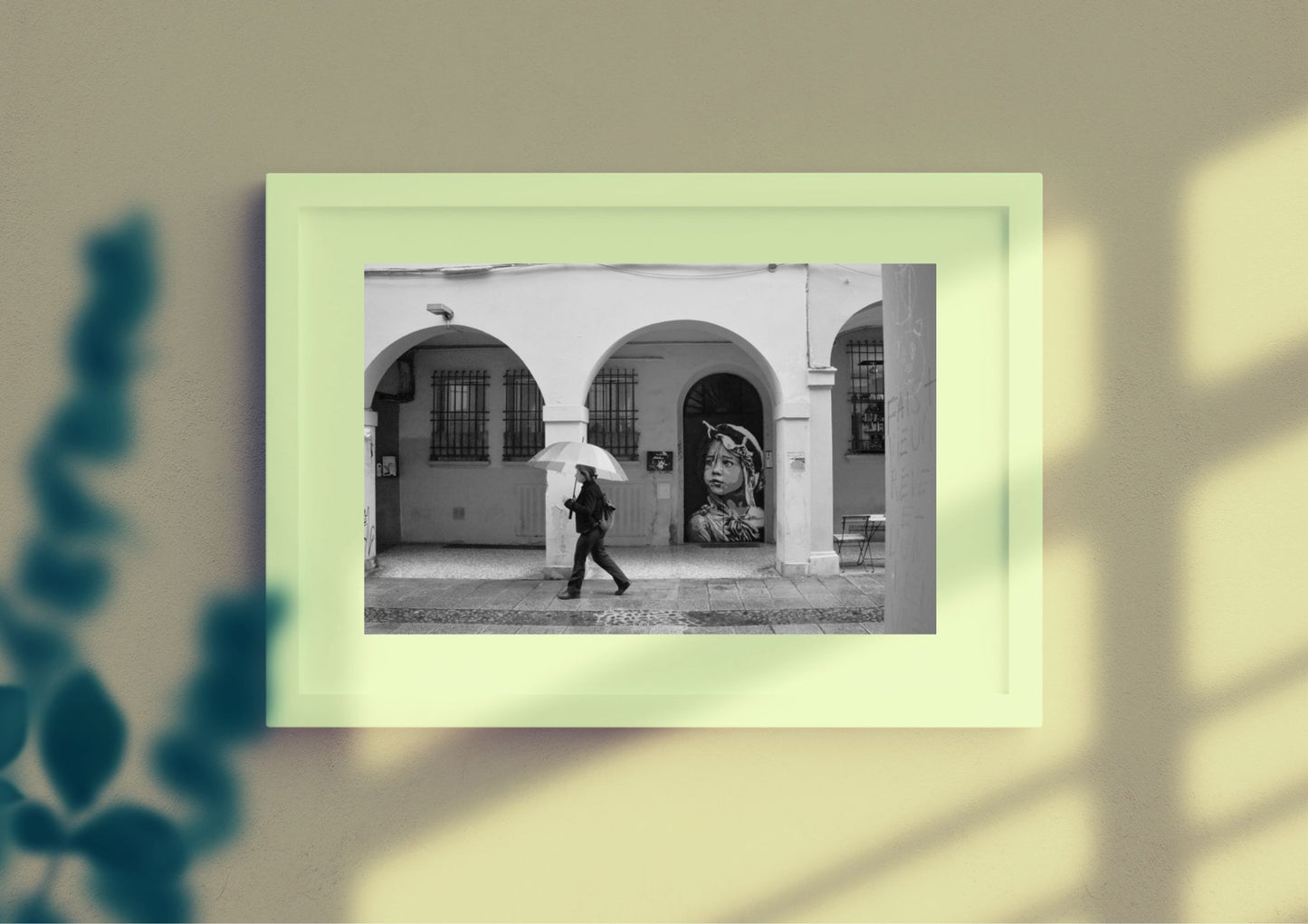 Bologna Street Black And White Photography Via Del Pratello Art Print