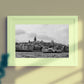 Istanbul Galata Tower Eminonu Black And White Photography Print Wall Art